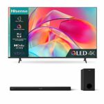 Hisense 4K QLED TV E7K and HS218 with 200W Output, Dolby Audio