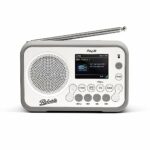 Roberts Radio Play 20 Portable DAB Radio - Compact Digital Radio Mains or battery Powered, Digital & Analog Listening with Built-in Battery Charg
