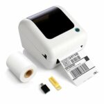 JADENS Bluetooth Shipping Label Printer, Thermal Label Printer for Address Postage Small Business, 4x6 Label Maker Machine for iPhone & Andriod,