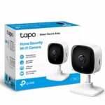 Tapo Mini Smart Security Camera, Indoor CCTV, Works with Alexa&Google Home, No Hub Required, 1080p, 2-Way Audio, Night Vision, SD Storage, Device