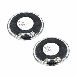 sourcing map 1W 8 Ohm DIY Speaker 36mm Round Shape Replacement Loudspeaker 2pcs