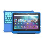 Fire HD 10 Kids Pro tablet (Intergalactic) + Kids Wireless Bluetooth Keyboard (Blue) + NuPro Screen Protector (2-Pack)