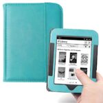 Kuesn Barnes & Noble Nook Simple Touch eBook Reader Case, Flip Leather Cover for 6 Inch Nook Model BNRV300 BNRV350 BNRV500 Heavy Duty Protection