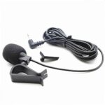 Saidbuds 2.5mm External Microphone with 3m Assembly Cable Mic for Car and Vehicle Head Unit with Bluetooth Enabled Stereo, Radio, GPS and DVD
