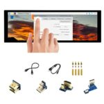 Waveshare Raspberry Pi 7.9inch Capacitive LCD HDMI Display 400×1280 Resolution IPS Touch Screen with Toughened Glass Cover Supports All Versions