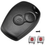 HooRLZ R-enault Key Fob Cover Replacement For R-enault Clio Kangoo Megane Laguna Modus Dacia Twingo Remote Car Key Case Shell, 2 Button Dacia Key
