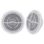 Herdio 6.5 inch 120 Watts Ceiling Speakers, 2 Way Waterproof Outdoor Stereo Audio Sound Marine Speakers for Bathroom Boat Kitchen Home Theater (1