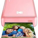 Kodak Mini 2 HD Wireless Mobile Instant Photo Printer with 4Pass Patented Printing Technology, Compatible with iOS and Android Devices - Pink