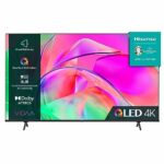 Hisense 43 Inch QLED Smart TV 43E77KQTUK - Quantum Dot Colour, 60Hz VRR, Dolby Vision, Bluetooth&HDMI, Share to TV, and Youtube, Freeview Play, N