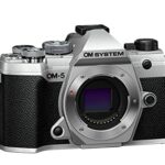 OM SYSTEM OM-5 Micro Four Thirds System Camera, 20 MP Live MOS Sensor, Improved 5-Axis Image Stabilisation, IP53, Handheld High Res Shot, Silver