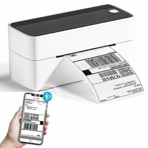 Phomemo Bluetooth Thermal Label Printer, Shipping label printer 4x6, Label Printer BLuetooth for Home, Office and Business, Thermal Printer for H