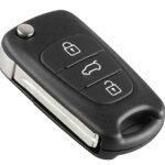 HooRLZ Hyundai Key Fob Cover Replacement For Hyundai I20 I30 I35 Ix20 Ix35 Spare, Kia Ceed Rio Picanto Sportage Sorento Venga Remote Car Key Cove