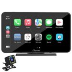 Carpuride 2023 Newest Wireless Apple Carplay & Android Auto,7 Inch Full HD Touch Screen Portable Car Radio Receiver,Car Stereo with Mirror Link,