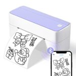Bluetooth Shipping Label Printer, Wireless Label Printer, Thermal Label Printer 4x6 - Compatible with Royal Mail, eBay, Esty, Shopify, Amazon, Ro