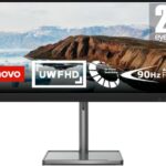 Lenovo L29w-30 29 Inch UltraWide Full HD (1080p) Monitor (IPS Panel, 90Hz, 4ms, HDMI, DP, AMD FreeSync) - Raven Black