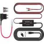 Dash Cam Hardwire Kit,eSynic Professional Hardwire Kit for Dash Camera Mini USB Car Dash Camera Hard Wire 12V 24V to 5V With Standard Size Fuse f