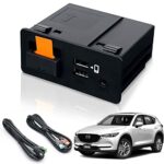 CARABC Carplay Adapter Compatible with Mazda 2/3/6/CX3/CX5/CX9/MX5/FIAT 124 2014-2021, Compatible for Apple Carplay & Android Auto, TK78-66-9U0C