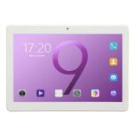 dsheng Office Tablet, 3GB RAM 32GB ROM Gold Tablet 2GHz IPS Screen Octa Core 3 Card Slots 100-240V for Work (UK Plug)