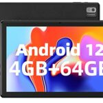 SGIN Tablet 10.1 Inch Android 12 Tablet PC 4GB RAM 64GB Storage (TF 256GB), 800x1280 IPS Display, Octa-core Processor, WiFi, Bluetooth, GPS, Type