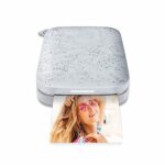 HP HPISPW Sprocket Portable Photo Printer (Luna Pearl) Instantly Prints ZINK 2 x 3 Inch Sticky-Backed Photos from your iOS and Android Device