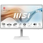 MSI Modern MD272PW 27" Monitor, FHD (1920 x 1080), 75Hz, IPS, 4ms, HDMI, DisplayPort, USB Type-C, KVM, USB Hub, Height Adjustable, Speakers, Anti