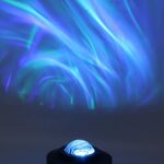 XNHAFW Star Projector, Galaxy Projector Night Light, 8 Natural Sounds, 5 in 1 White Noise Aurora Projector, Timer Function for Kids Adult Playroo