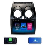Ossuret 2+32GB Car Radio Stereo for Nissan Qashqai J10 2006-2013, Android 12 GPS Navigation 9 Inch Touchscreen with Bluetooth Mirror Link DAB Ste