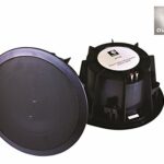 E-Audio Black 8" 180W Twin Offset 2-Way Water Resistant Ceiling Speakers PAIR