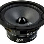 Edge Car Audio Loud Midrange Speaker Edbpro6-E9 Speaker, Black
