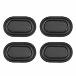 sourcing map 51×32mm Speaker Passive Radiator Vibration Plate, Subwoofer Vibration Membrane, DIY Bass, Low Frequency 4pcs
