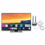 AVTEX W215TS 21.5" Smart TV & KUMA CONNECT PLAY Kit - 12v 21.5 inch Super Slim LED Wifi Bluetooth Full HD Television & SIM Unlocked 4G Router & I