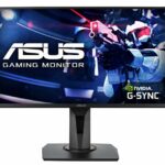 ASUS VG258QR, 25 Inch(24.5 Inch) FHD (1920x1080) Esports Gaming monitor, 0.5ms, up to 165Hz, DP, HDMI, DVI-D , Super Narrow Bezel, FreeSync, Low