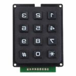Navna 3x4 Matrixes Array 12 Button Keypad Keyboard Module 12 Key MCU Membrane Button Keypad Electric DIY Kit 12 Key Keyboard Modules