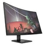 HP OMEN 32c Curved Gaming Monitor, 31.5'' QHD VA 165hz, Gaming Console Compatible, 2x HDMI 2.0, 1x DisplayPort 1.4, AMD FreeSync Premium, Tilt &