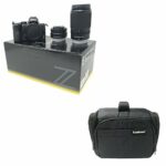 KamKorda Camera Bag + Z50 Mirrorless Digital Camera with 16-50mm + 50-250mm Lens 20.9MP DX-Format CMOS Sensor, UHD 4K Video, Built-In Wi-Fi and B