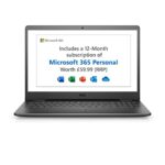 Dell Inspiron 3502 15.6" FHD Laptop, Intel Pentium, 4GB RAM, 128GB SSD, Windows 11 Home S Mode, Includes 1 Year Microsoft 365 Subscription