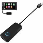 Wireless CarPlay Adapter USB, 2023 Newest Fastest Apple Android CarPlay Wireless Dongle for iPhone, 5.8GHz WiFi, Easy Plug and Play Setup,For Car