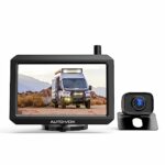 AUTO-VOX W7PRO Digital Wireless Reversing Camera Support 2 Cameras Front and Rear or Side Reverse Camera HD Image with Night Vision Stable Signal
