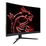 MSI Optix G32CQ4 Curved Gaming Monitor - 32 Inch, 16:9 WQHD (2560 x 1440), 2K, VA, 165 Hz, 1 ms, 1500R, FreeSync Premium, DisplayPort, HDMI, Anti
