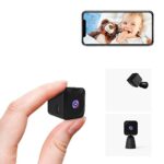 Mini Spy Hidden Cameras For Home Security 4K HD Wide Angle Wireless WiFi Small Nanny Cam Indoor Surveillance Cameras With APP/Motion Detection/Ni