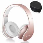 Bluetooth Headphones Over-Ear, Foldable Wireless and Wired Stereo Headset Micro SD/TF, FM for Cell Phone, PC, Soft Earmuffs & Light Weight for Pr