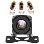 LFS Car Dynamic Reversing Camera with Night Vision, Rear View Camera 12V-24V, IP69K Waterproof, 170 Degree Wide Angle, Reverse Camera for Car, Va