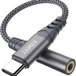 USB Type C to 3.5mm Female Headphone Jack Adapter,USB C to Aux Audio Dongle Cable Cord Compatible with Samsung Galaxy S21 S20 Ultra S20+ Note 20