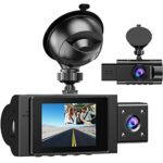 Dash Cam Front and Inside 1080P FHD Dual Dash Cam for Cars,Car Camera Dashcam with Infrared Super Night Vision, 170°Wide Angle, Car Camera Dash C
