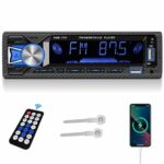 Car Radio Car Stereo Single Din 1 DIN Digital Bluetooth FM Audio Music Stereo Car Radio Mp3 Player USB/SD/AUX-IN In-Dash Unit Remote Control