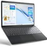 MENGHU 15.6 Inch Laptop Windows 11 8GB RAM 256GB SSD Celeron N4020 Up to 2.8GHz, PC Notebook with Dual Band WiFi, 2xUSB 3.0, Keyboard Film in Eig
