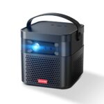 BYINTEK U70 Pro Auto Focus 3D Projector, DLP Portable Projector Supports 1080P 4K, Smart Home Theater with Rechargeable Battery, Wireless Project