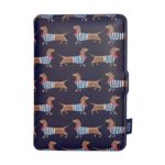 Joules Kindle Case by VQ | Premium PU Leather Printed Case for Amazon Kindle 10th Generation Paperwhite (2018) – Sausage Dogs