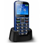 CHAKEYAKE Big Button Mobile Phone for Elderly Easy to Use Basic Cell Phone Dual Sim Free Unlocked Senior Mobile Phone with SOS Emergency Button,