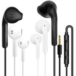 3 Pack Wired Earphones In Ear Headphones Earphones Wired Earbuds Noise Isolating Headset With Microphone remote sound control Compatible With iPh